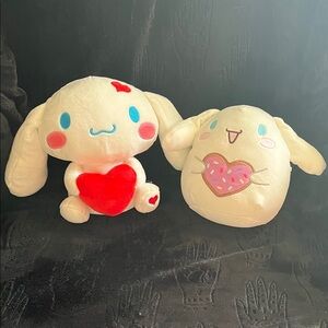 Sanrio Cinnamoroll Valentines Plush and Squishmallow Bundle